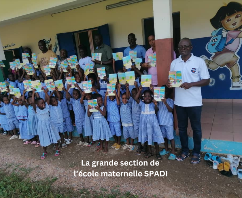 La grande section de l’école maternelle SP