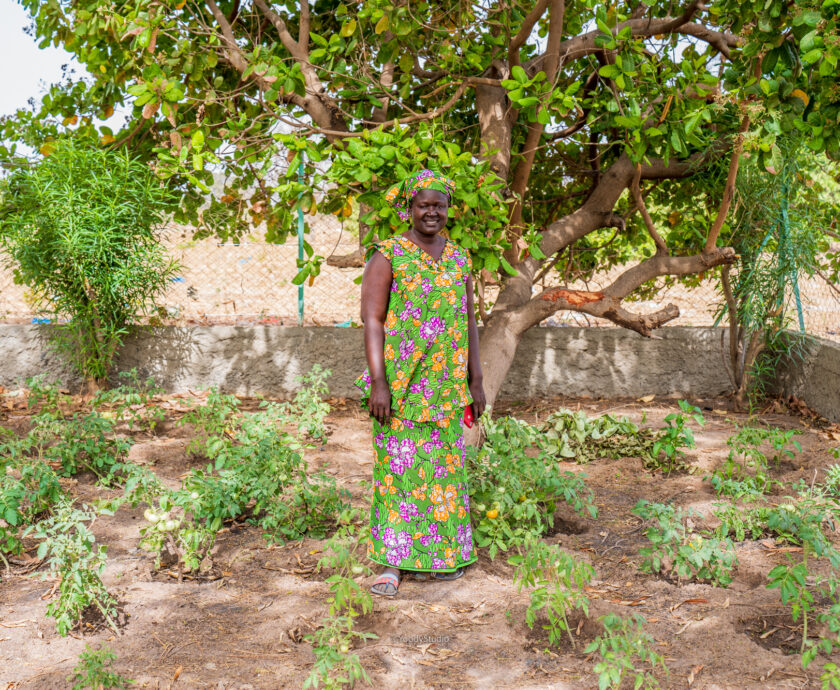 Aissatou Diouf-jardin potager-diagane barka-mars-2023