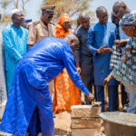 16ème maternelle : Pose de la première pierre à TOUBA TOUL (Thiès, Sénégal)