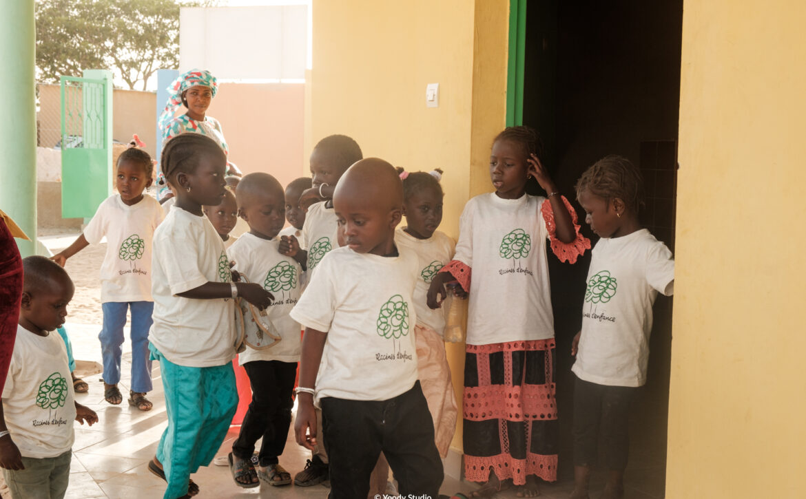 Enfants-visite école-keur songho-février-2022