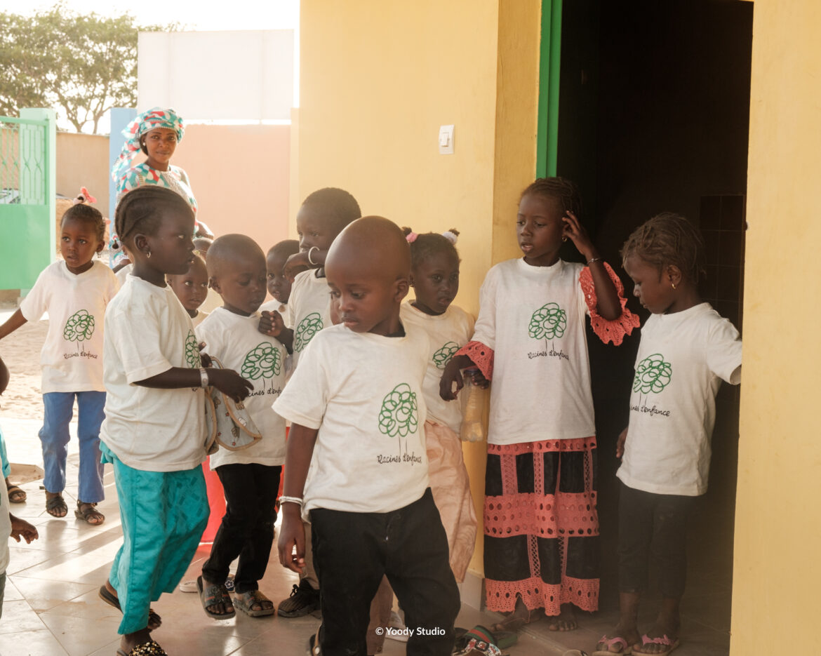 Enfants-visite école-keur songho-février-2022