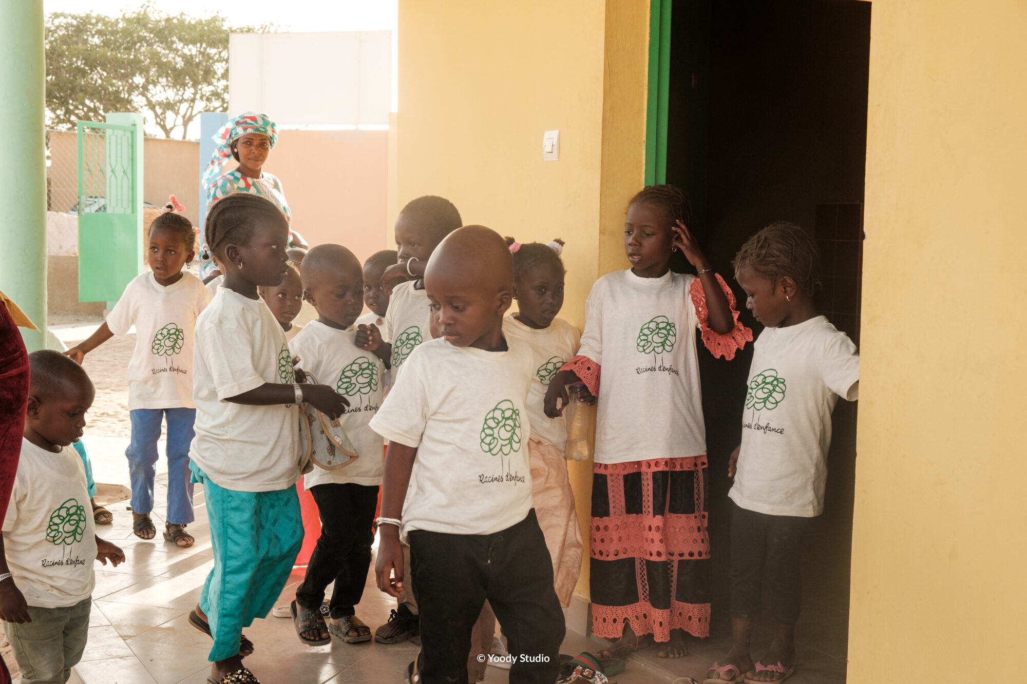 Enfants-visite école-keur songho-février-2022
